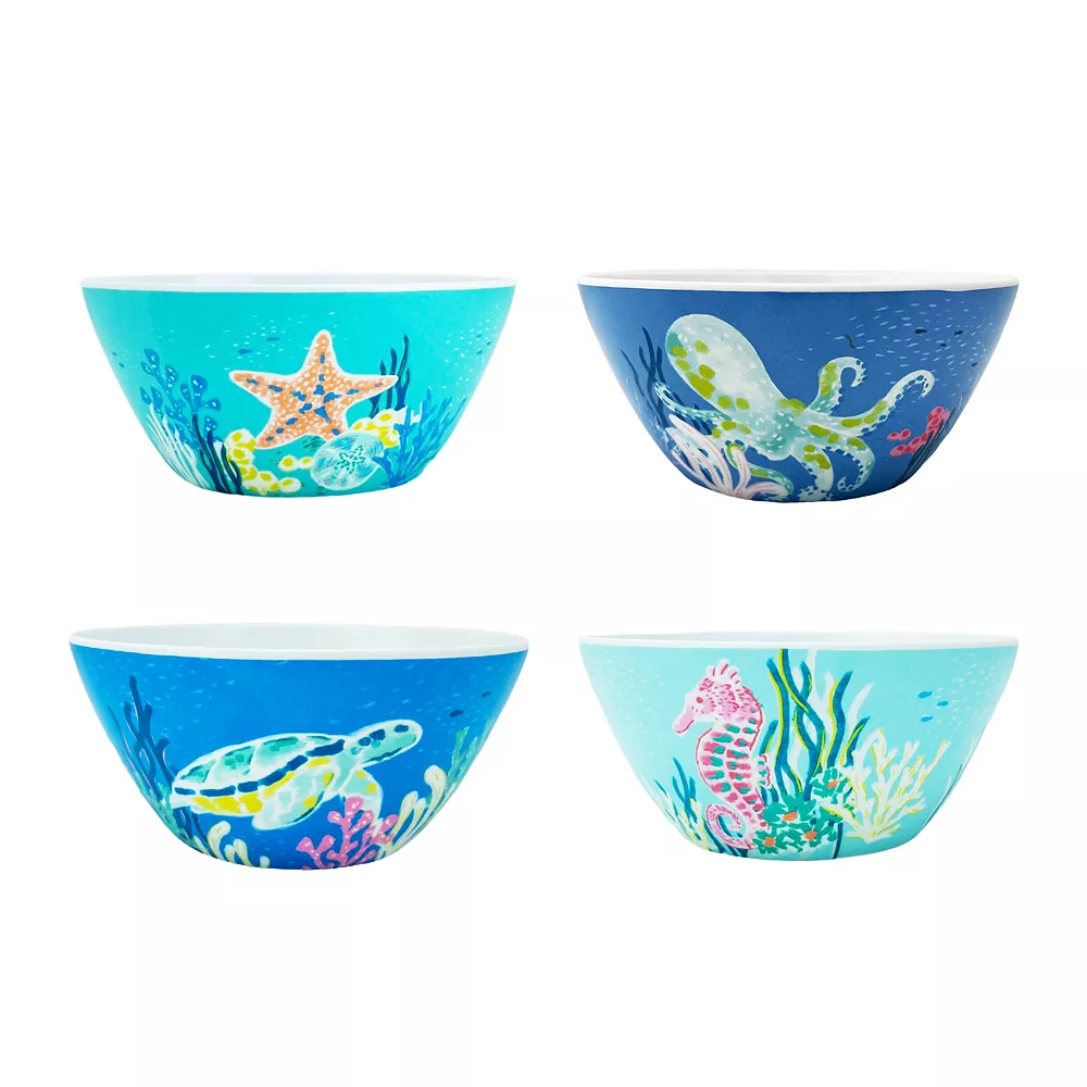Celebrate Together Summer Celebrate Together™ Summer Sea Creature 4-pc. Melamine Cereal Bowl Set 1 Celebrate Together Summer Celebrate Together™ Summer Sea Creature 4-pc. Melamine Cereal Bowl Set