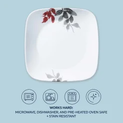 Corelle Kyoto Leaves 16-pc. Dinnerware Set 9 Corelle Kyoto Leaves 16-pc. Dinnerware Set -dinner plate shop 5889330 ALT4
