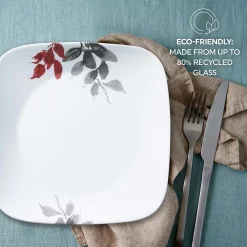 Corelle Kyoto Leaves 16-pc. Dinnerware Set 11 Corelle Kyoto Leaves 16-pc. Dinnerware Set -dinner plate shop 5889330 ALT6