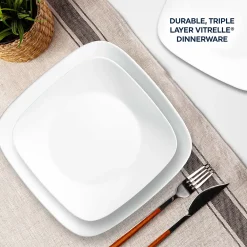 Corelle Vivid White 16-pc. Dinnerware Set -dinner plate shop 5889335 ALT3