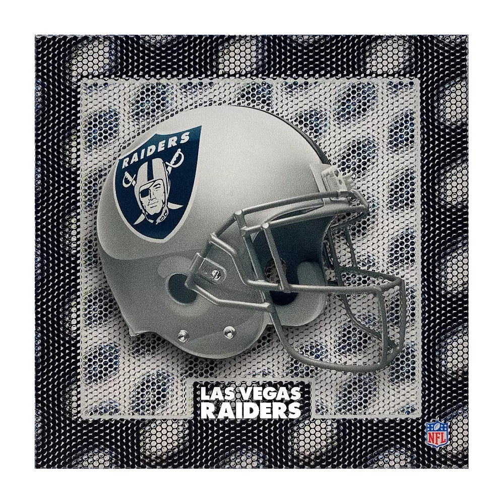 Las Vegas Raiders 5D Technology Coaster Set 1 Las Vegas Raiders 5D Technology Coaster Set