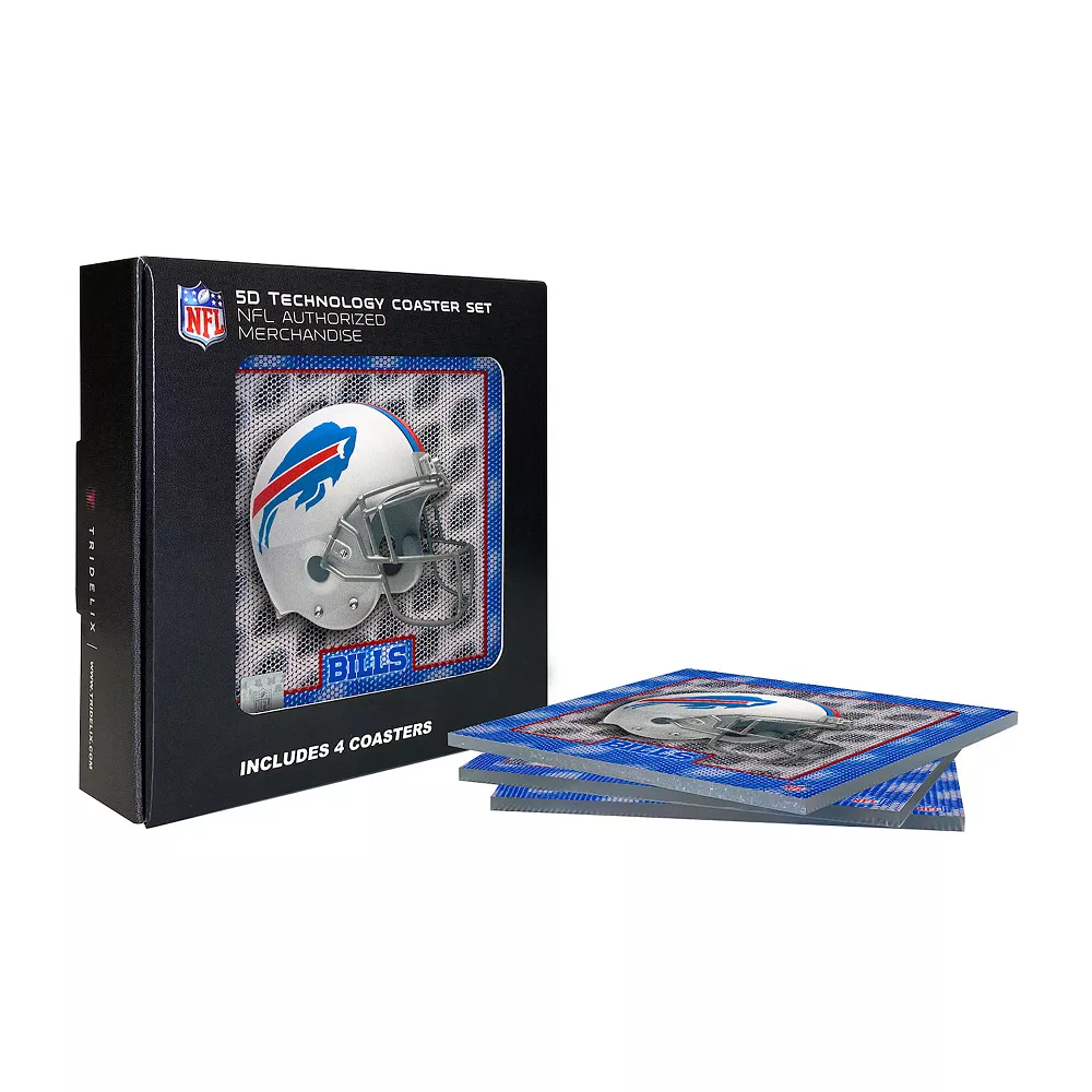 Buffalo Bills 5D Technology Coaster Set 2 Buffalo Bills 5D Technology Coaster Set - Image 2