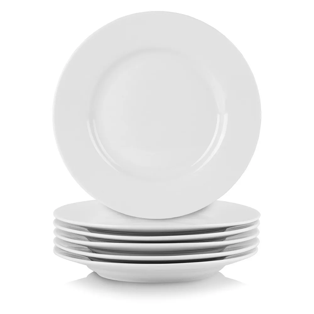 10 Strawberry Street Simply White 6-pc. Appetizer Plate Set 1 10 Strawberry Street Simply White 6-pc. Appetizer Plate Set