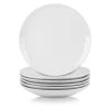10 Strawberry Street Simply White 6-pc. Coupe Salad Plate Set