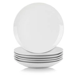 10 Strawberry Street Simply White 6-pc. Coupe Salad Plate Set