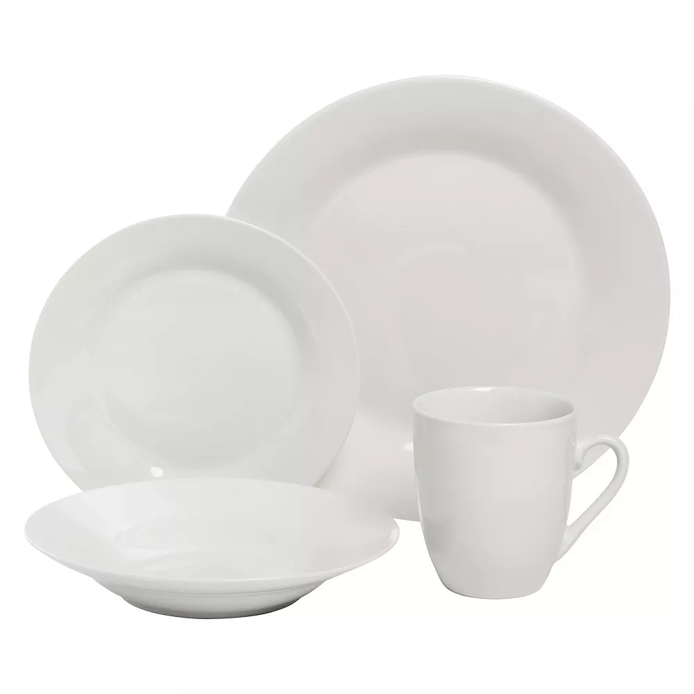 10 Strawberry Street Simply White 16-pc. Round Dinnerware Set 2 10 Strawberry Street Simply White 16-pc. Round Dinnerware Set - Image 2