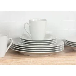 10 Strawberry Street Simply White 16-pc. Round Dinnerware Set 9 10 Strawberry Street Simply White 16-pc. Round Dinnerware Set -dinner plate shop 5959210 ALT20