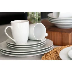 10 Strawberry Street Simply White 16-pc. Round Dinnerware Set 11 10 Strawberry Street Simply White 16-pc. Round Dinnerware Set -dinner plate shop 5959210 ALT22