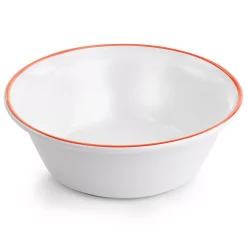 Martha Stewart Red Rimmed Fine Ceramic 16 Piece Dinnerware Set -dinner plate shop 5959438 ALT3