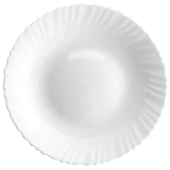 Gibson Ultra Radley 12 Piece Tempered Opal Glass Dinnerware Set In White -dinner plate shop 5959763 ALT3