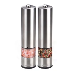 Brentwood Appliances Brentwood Electric Blue LED Salt And Pepper Adjustable Ceramic Grinders