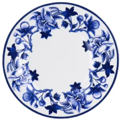 Martha Stewart 16 Piece Blue Vintage Fine Ceramic Dinnerware Set In Cobalt -dinner plate shop 5959961 ALT2