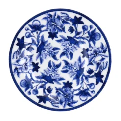 Martha Stewart 16 Piece Blue Vintage Fine Ceramic Dinnerware Set In Cobalt -dinner plate shop 5959961 ALT3