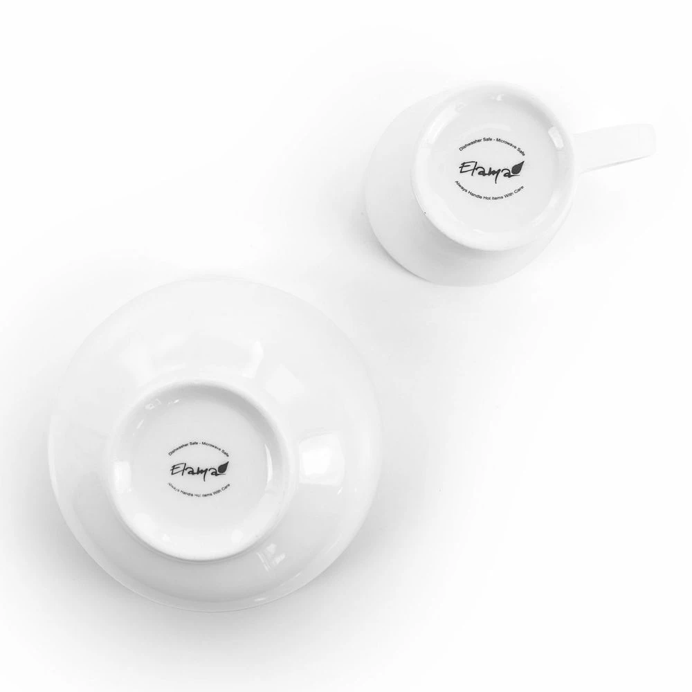 Elama Carey 18 Piece Round Porcelain Dinnerware Set In White 3 Elama Carey 18 Piece Round Porcelain Dinnerware Set In White - Image 3