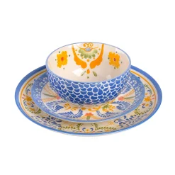 Laurie Gates Tierra Tile 12 Piece Round Stoneware Dinnerware Set In Assorted Designs 6 Laurie Gates Tierra Tile 12 Piece Round Stoneware Dinnerware Set In Assorted Designs -dinner plate shop 5961132 ALT2