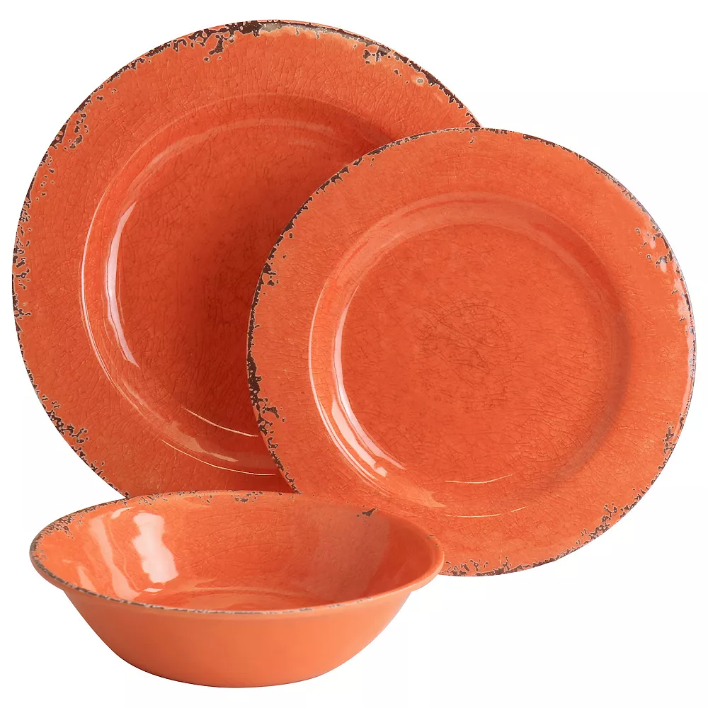 Laurie Gates California Designs Mauna 12 Piece Melamine Dinnerware Set 2 Laurie Gates California Designs Mauna 12 Piece Melamine Dinnerware Set - Image 2
