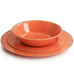 Laurie Gates California Designs Mauna 12 Piece Melamine Dinnerware Set 6 Laurie Gates California Designs Mauna 12 Piece Melamine Dinnerware Set -dinner plate shop 5961152 ALT2
