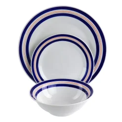 Alternative view of All U Need 32 Piece Ceramic Dinnerware Set In White