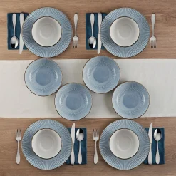 Alternative view of Pfaltzgraff Arlie Gray 12-pc. Dinnerware Set