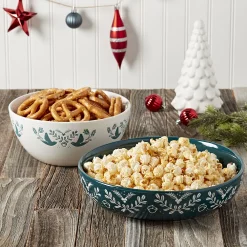 Alternative view of Gallery 2-pc. Winter Forest Serving Bowl Set