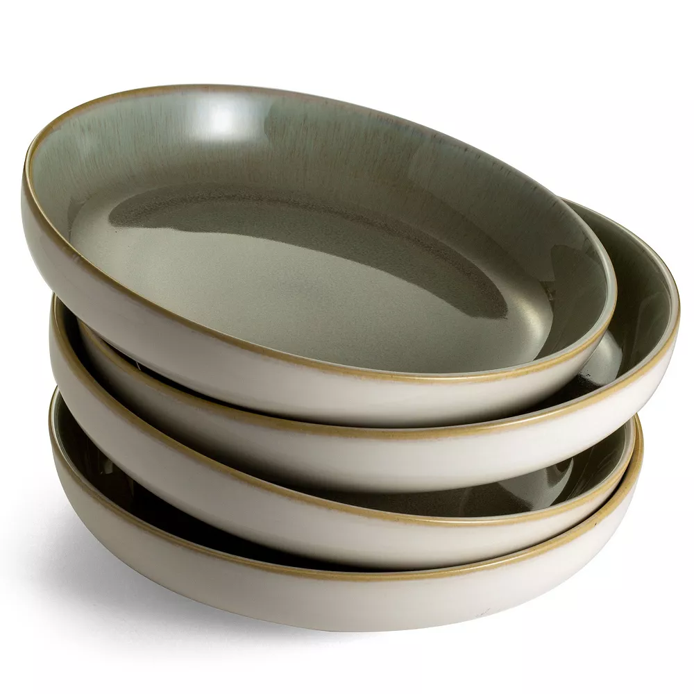 Sango Resona Moss Green 4-pc. Dinner Bowl Set 1 Sango Resona Moss Green 4-pc. Dinner Bowl Set