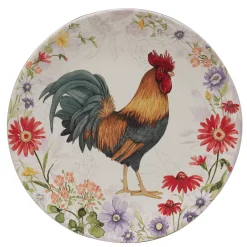 Certified International Floral Rooster 4-pc. Dinner Plate Set 6 Certified International Floral Rooster 4-pc. Dinner Plate Set -dinner plate shop 6177474 ALT2