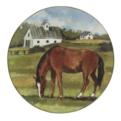 Alternative view of Certified International York Stables 4-pc. Dinner Plate Set