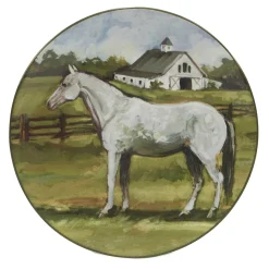 Certified International York Stables 4-pc. Dinner Plate Set -dinner plate shop 6177573 ALT3