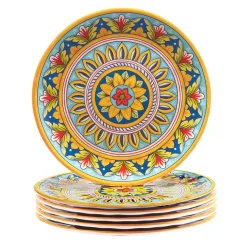 Certified International Palermo 6-pc. Melamine Salad Plate Set